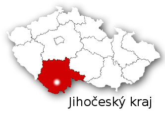 Mapa s náhledem polohy obce Borek